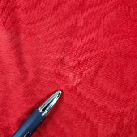 Nike Fit Dry Men's Size M Manchester United T Shirt Red Old Trafford Map On Back - Picture 6 of 16